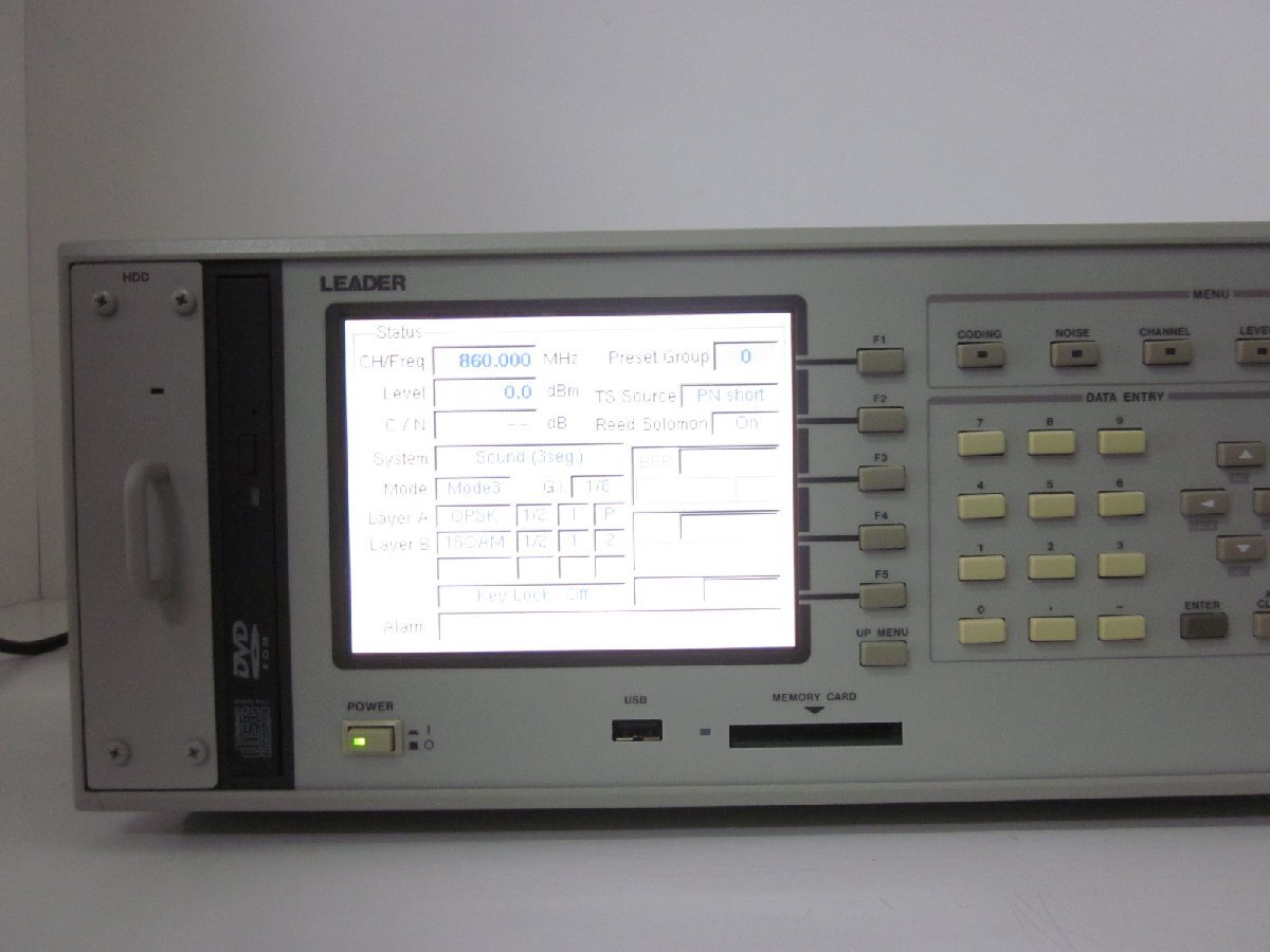Leader LG3802 ISDB-T Signal Generator 860MHz [d1231386225]