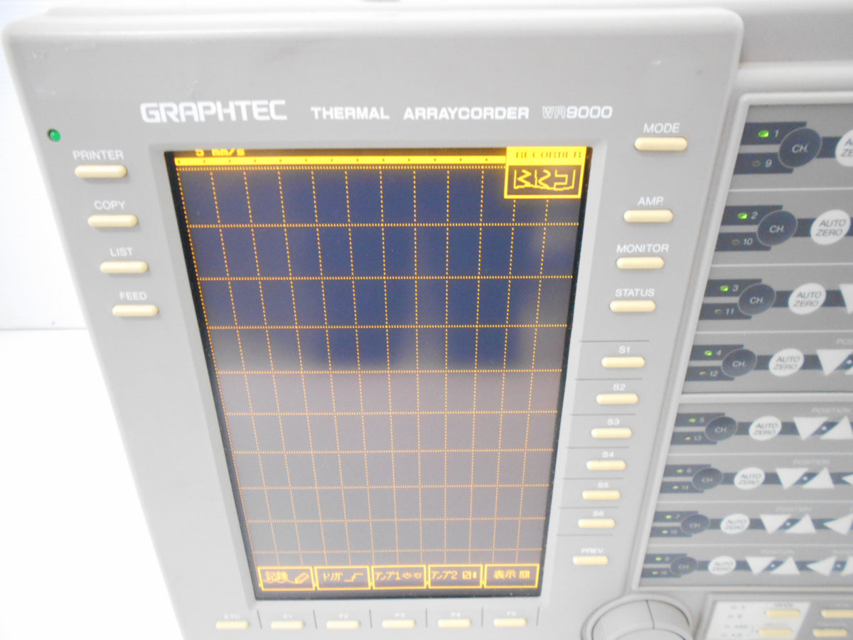Graphtec WR9000-16V Thermal Array Recorder 16CH [f1231379163]