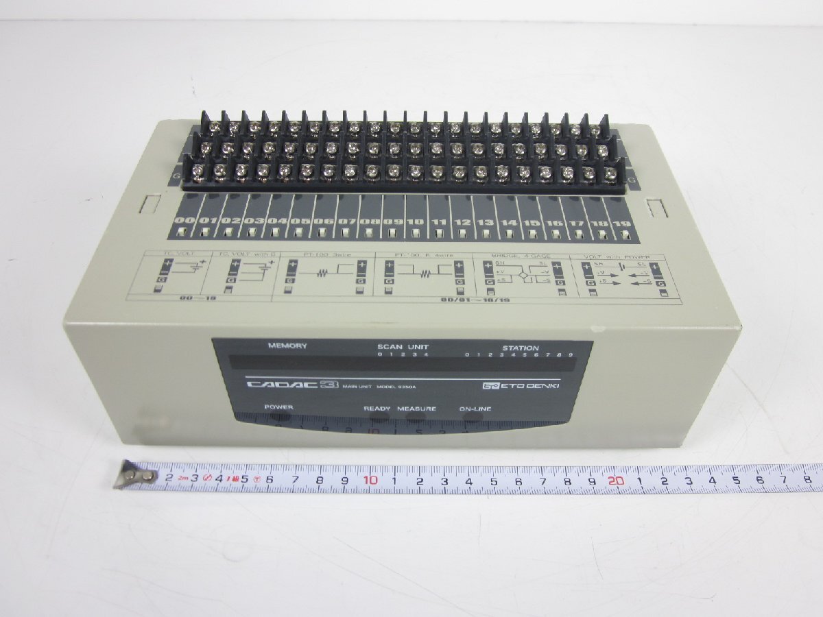 Eto Denki CADAC 9350A Data Logger 20CH [f1231375629]