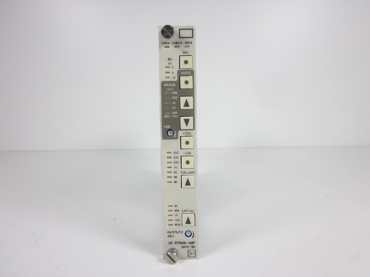 NEC AH11-110 Strain Gauge Amplifier Range 200/500/1K/2K [k1231388157]