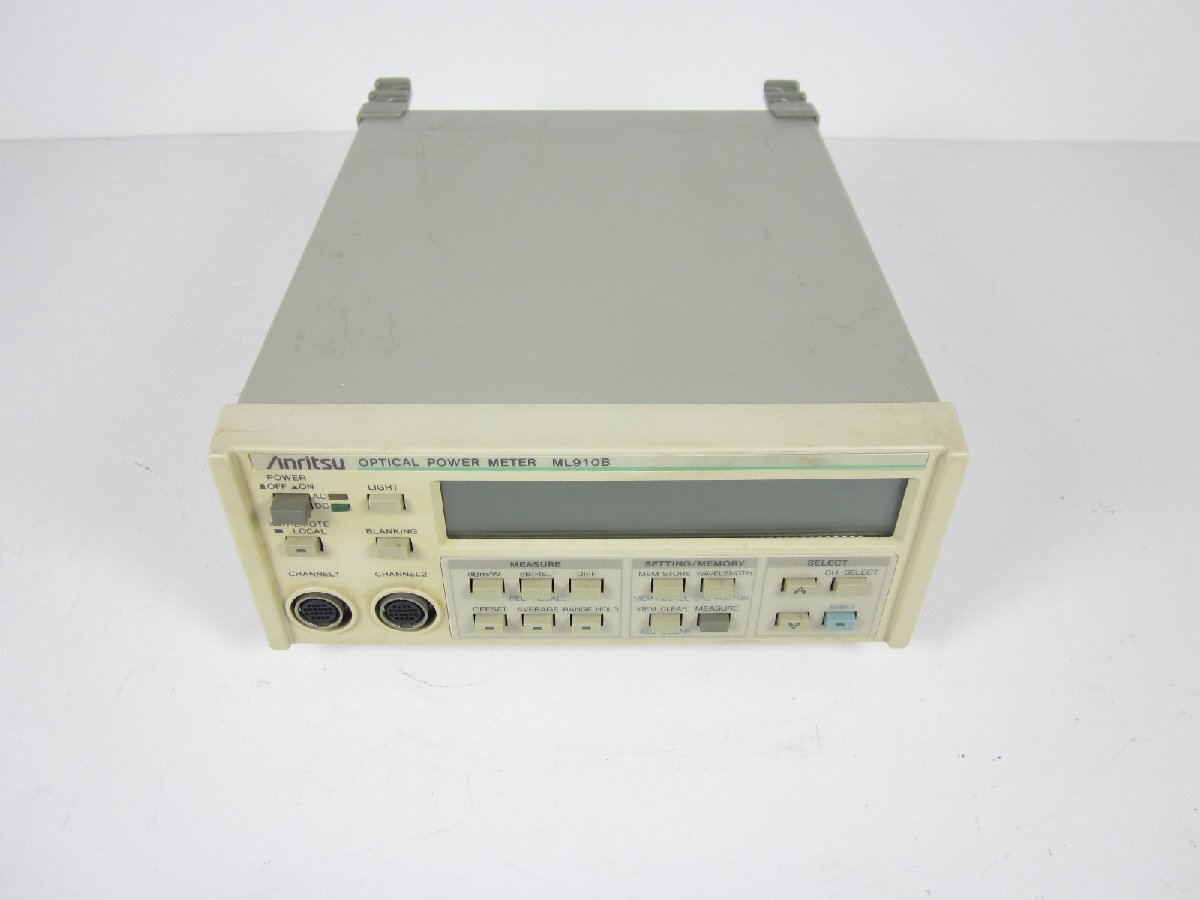 Anritsu ML910B Optical Power Meter 0.38μm-1.8μm 2 Channels [x1231373833]