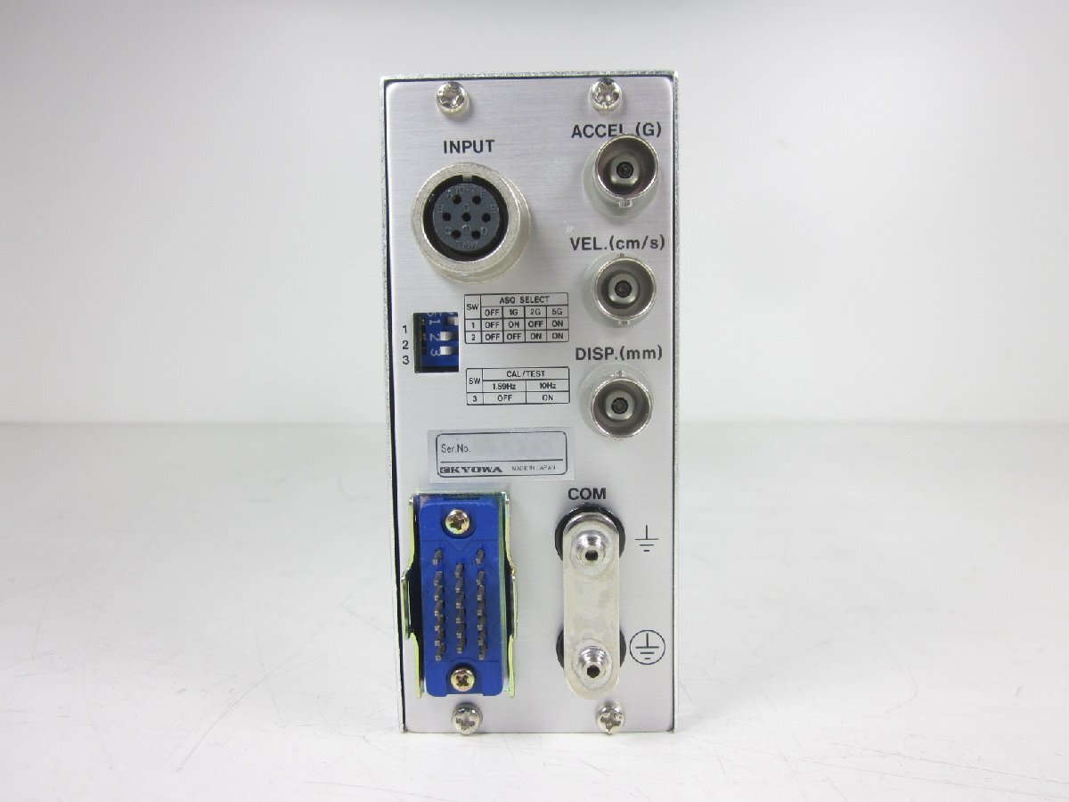 KYOWA VAQ700A Acceleration Converter Conditioner for ASQ-CA [p1231384626]