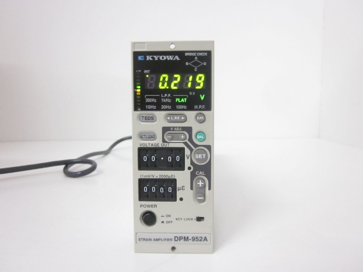 KYOWA DPM-952A Noise Measurement Instrument with Strain Amplifier [f1231376339]