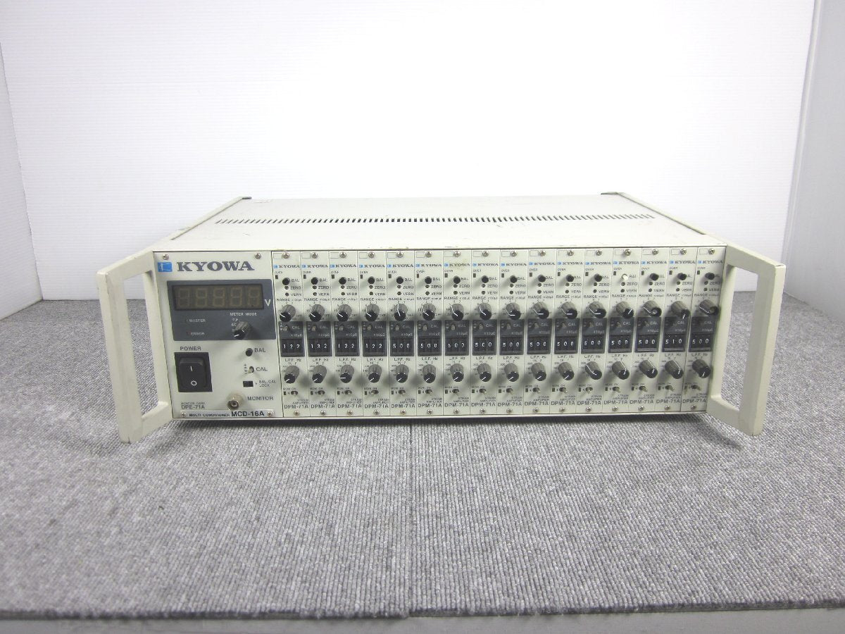 Kyowa MCD-16A Portable Multi Conditioner Strain Measuring Unit [l1231384634]