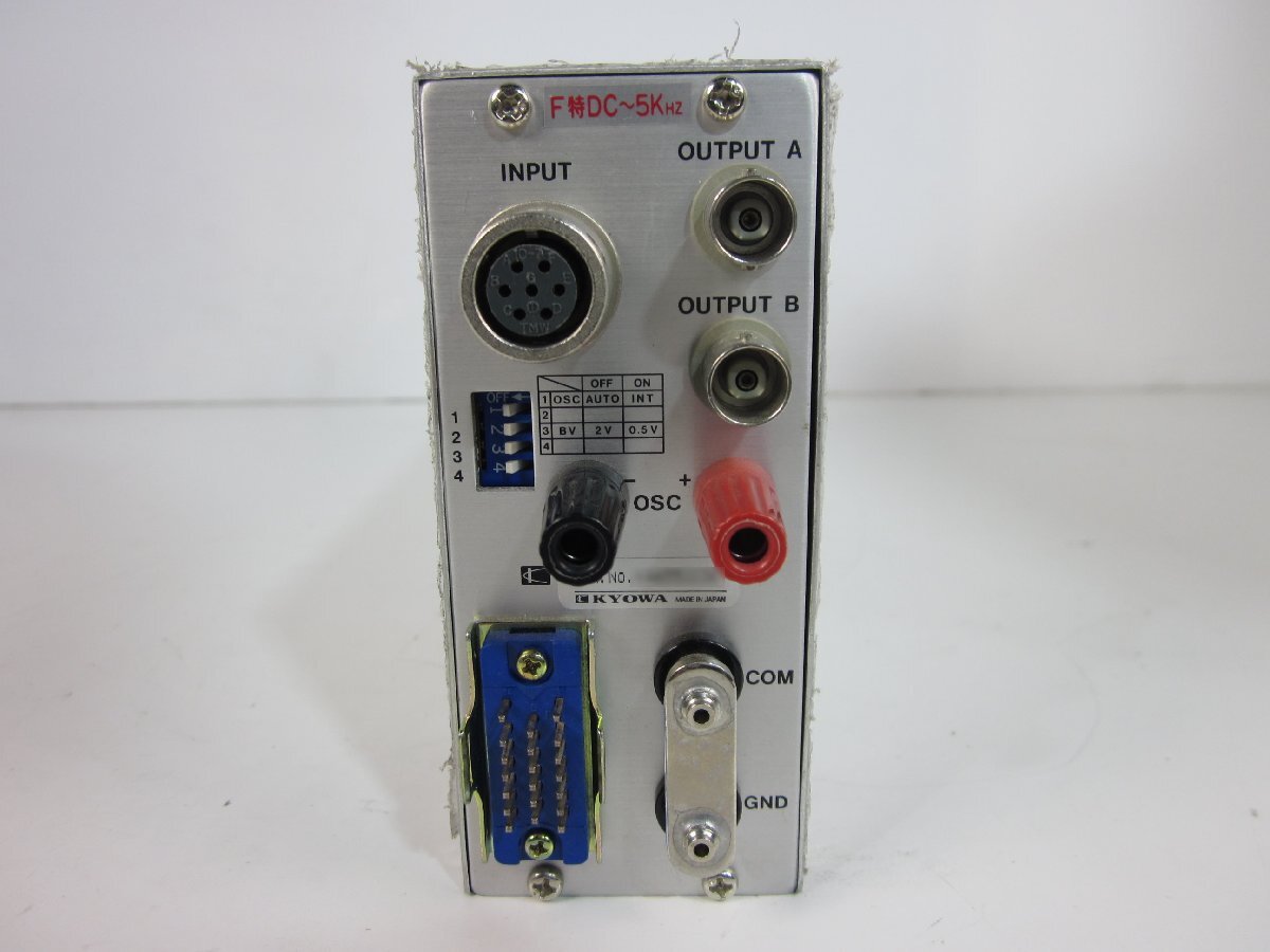 KYOWA DPM-712B Strain Gauge Signal Conditioner 0-5kHz 1 Channel [h1231382420]