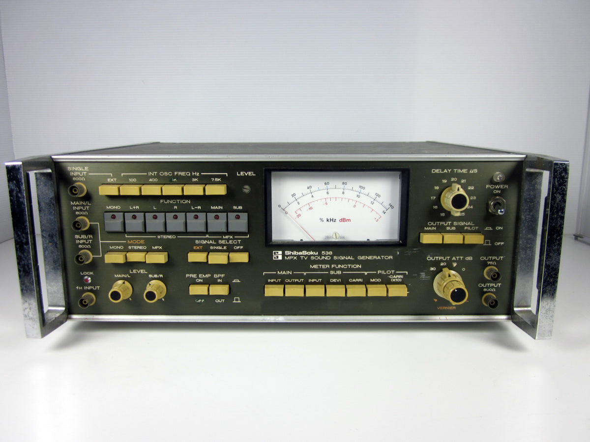 ShibaSoku 538 MPX TV Sound Signal Generator 0-140kHz [c1231382380]