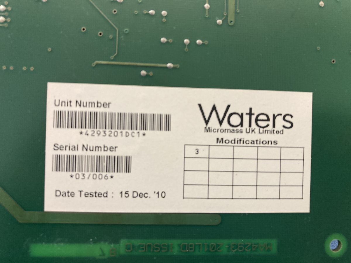 Waters Synapt G2 PCB Assy MALDI PCB 42932001DC1 [m1231956506]