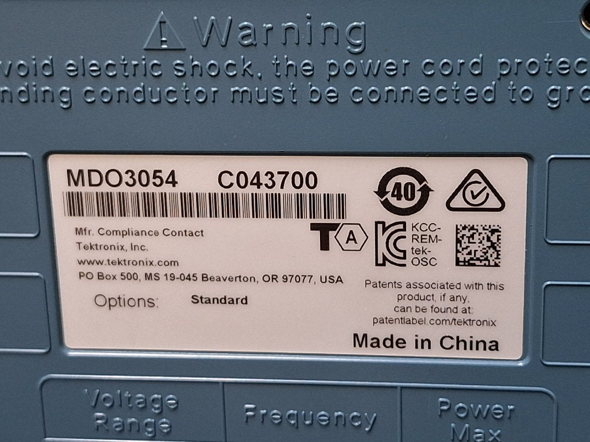Tektronix MDO3054 Mixed Domain Oscilloscope 500MHz 2.5GS/s [d1232441494]
