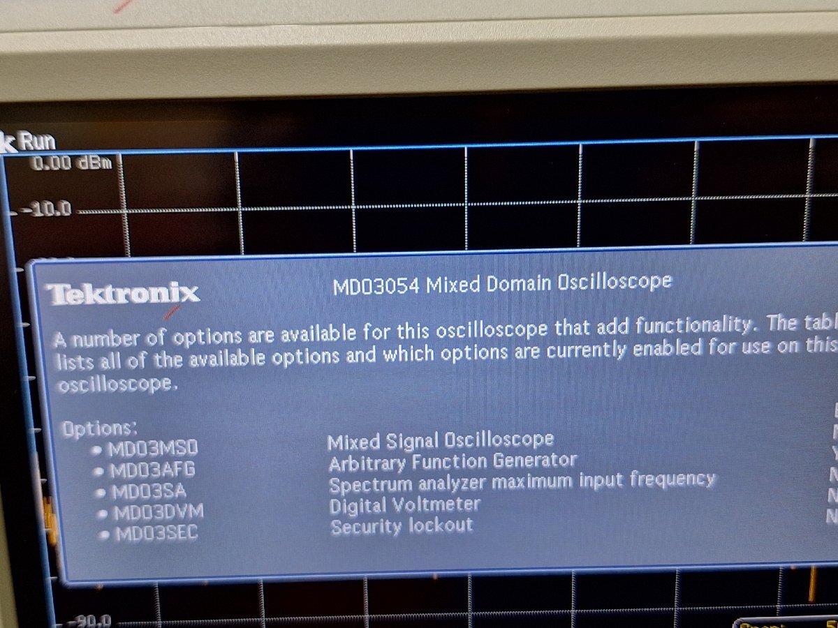 Tektronix MDO3054 Mixed Domain Oscilloscope 500MHz 2.5GS/s [d1232441494]