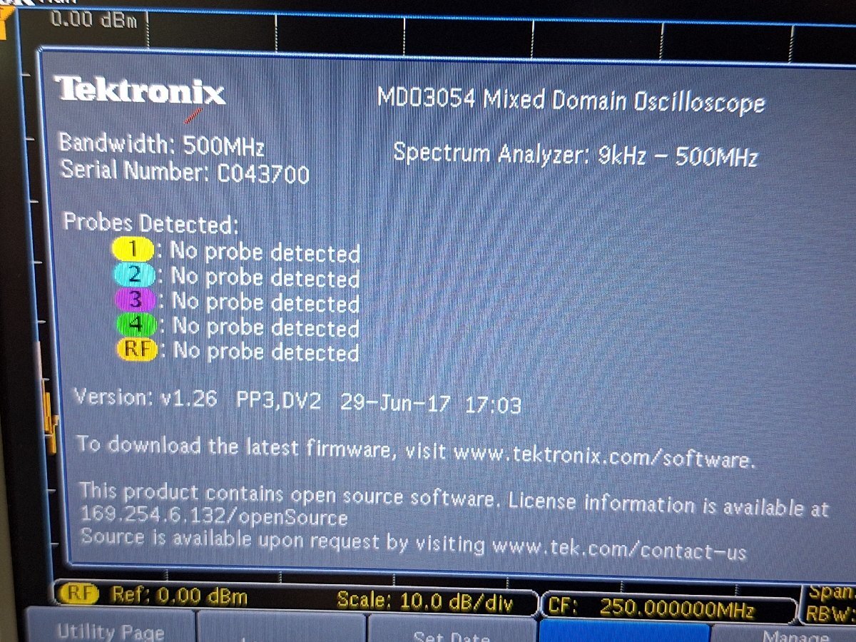 Tektronix MDO3054 Mixed Domain Oscilloscope 500MHz 2.5GS/s [d1232441494]