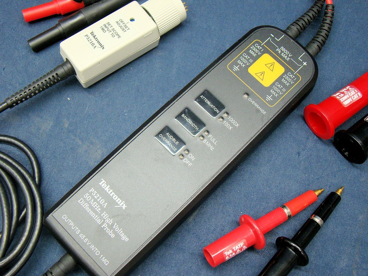 Tektronix P5210A High Voltage Differential Probe 50MHz 1000:1 5600V [g1232783919]