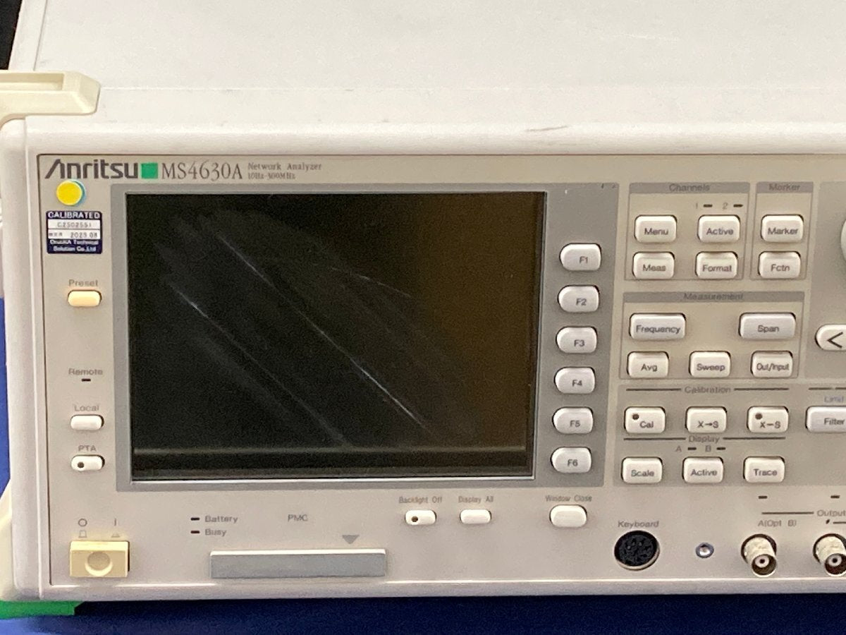 Anritsu MS4630A Network Analyzer 10Hz-300MHz (for parts or not working) [g1232786124]