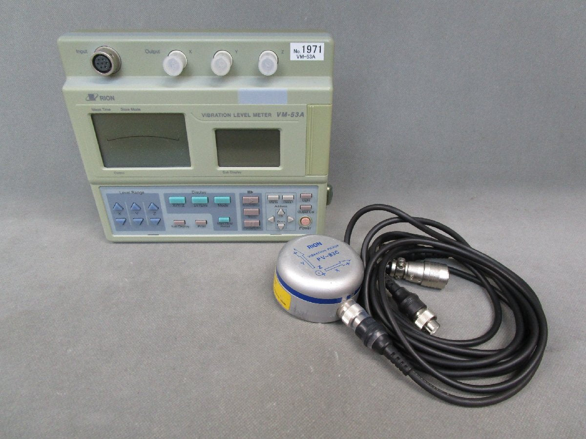 Rion VM-53A Vibration Level Meter [d1233157968]