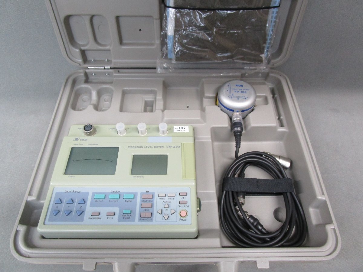 Rion VM-53A Vibration Level Meter [d1233157968]