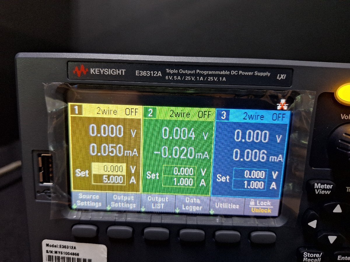 Keysight E36312A Triple Output Programmable DC Power Supply 80W [t1233195344]