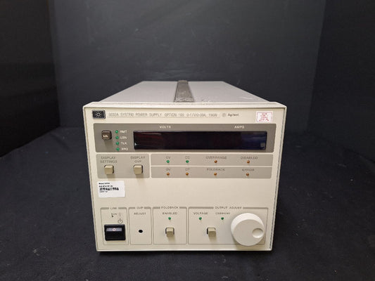 Agilent 6033A System Power Supply 0-17V/0-30A 150W Opt.100 [q1233288488]
