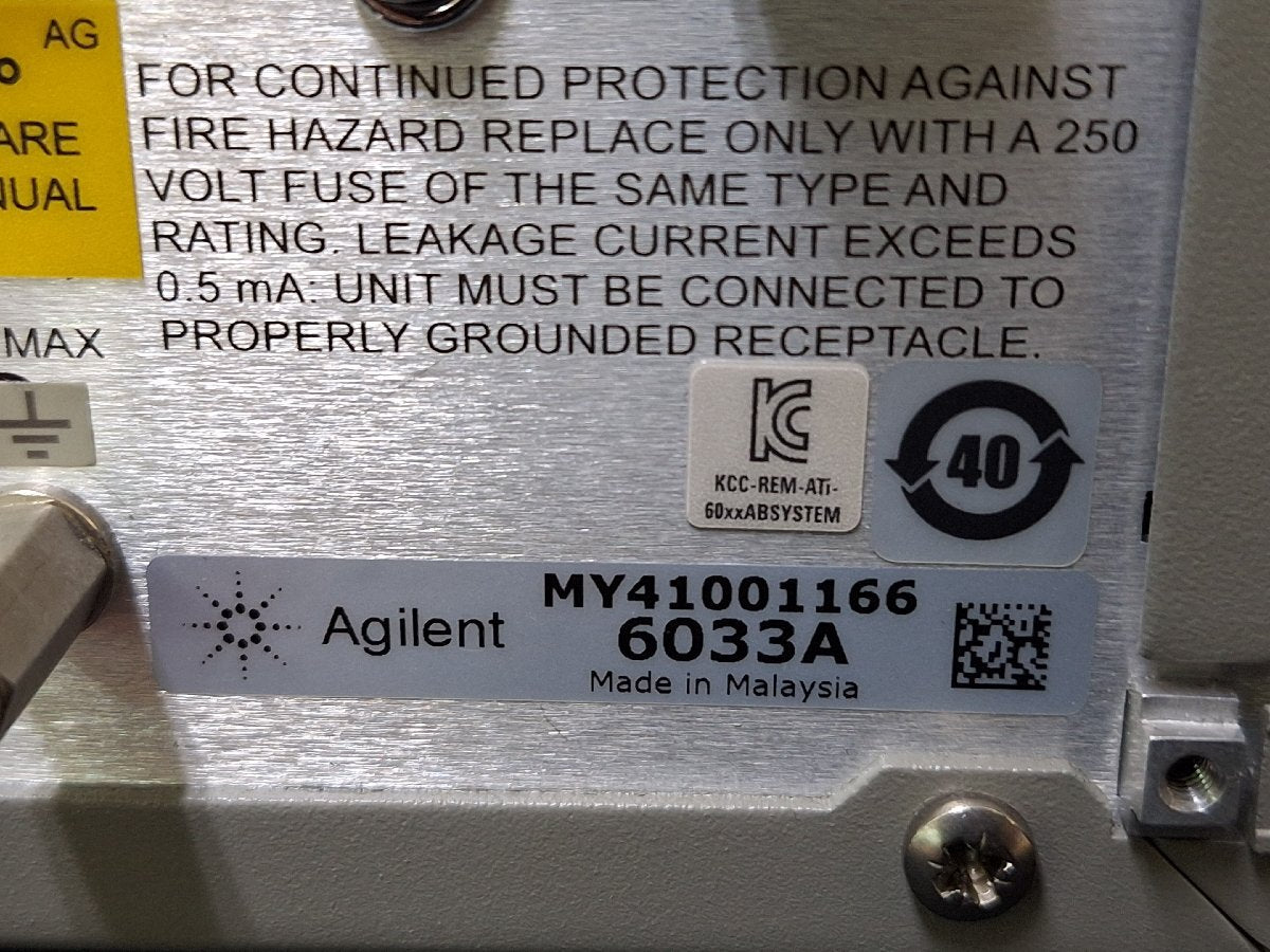Agilent 6033A System Power Supply 0-17V/0-30A 150W Opt.100 [q1233288488]