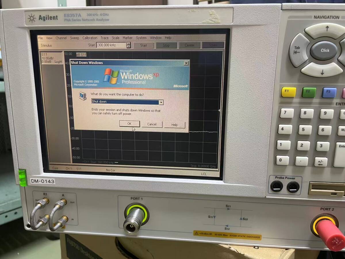 Agilent E8357A PNA Network Analyzer 300kHz-6GHz [c1233400836]