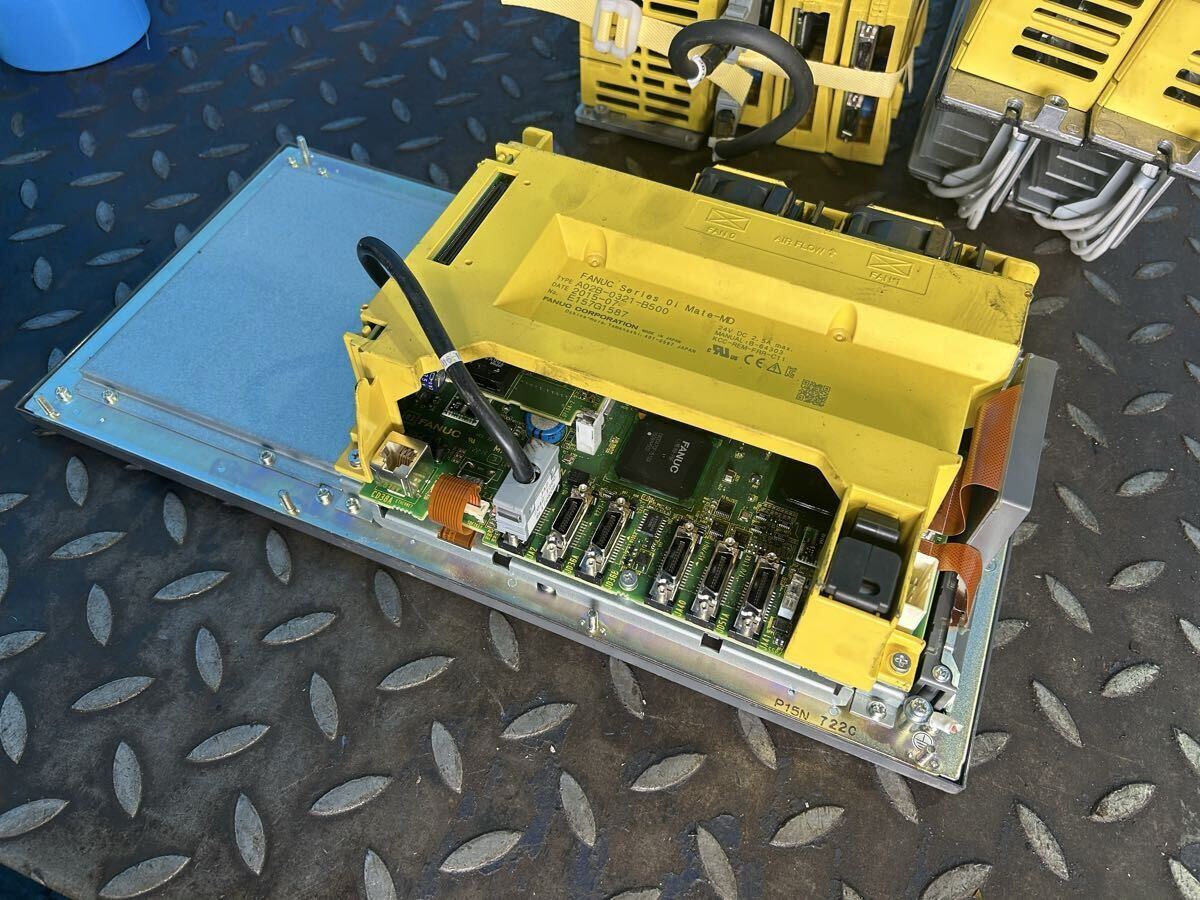 FANUC A06B-6130-H003 Electronic Component with A06B-6130-H002 A02B-0321-B500 NCK1210F-1AV (for parts or not working) [t1233636128]