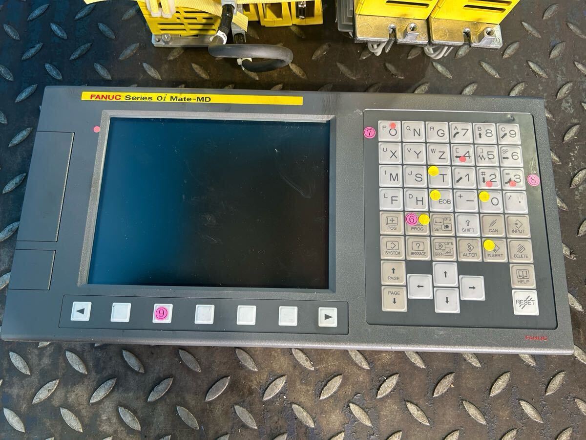 FANUC A06B-6130-H003 Electronic Component with A06B-6130-H002 A02B-0321-B500 NCK1210F-1AV (for parts or not working) [t1233636128]