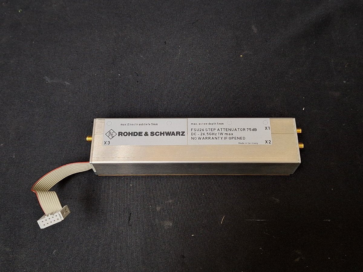 Rohde & Schwarz FSU26 Step Attenuator 75dB DC-26.5GHz 1W [w1233752457]