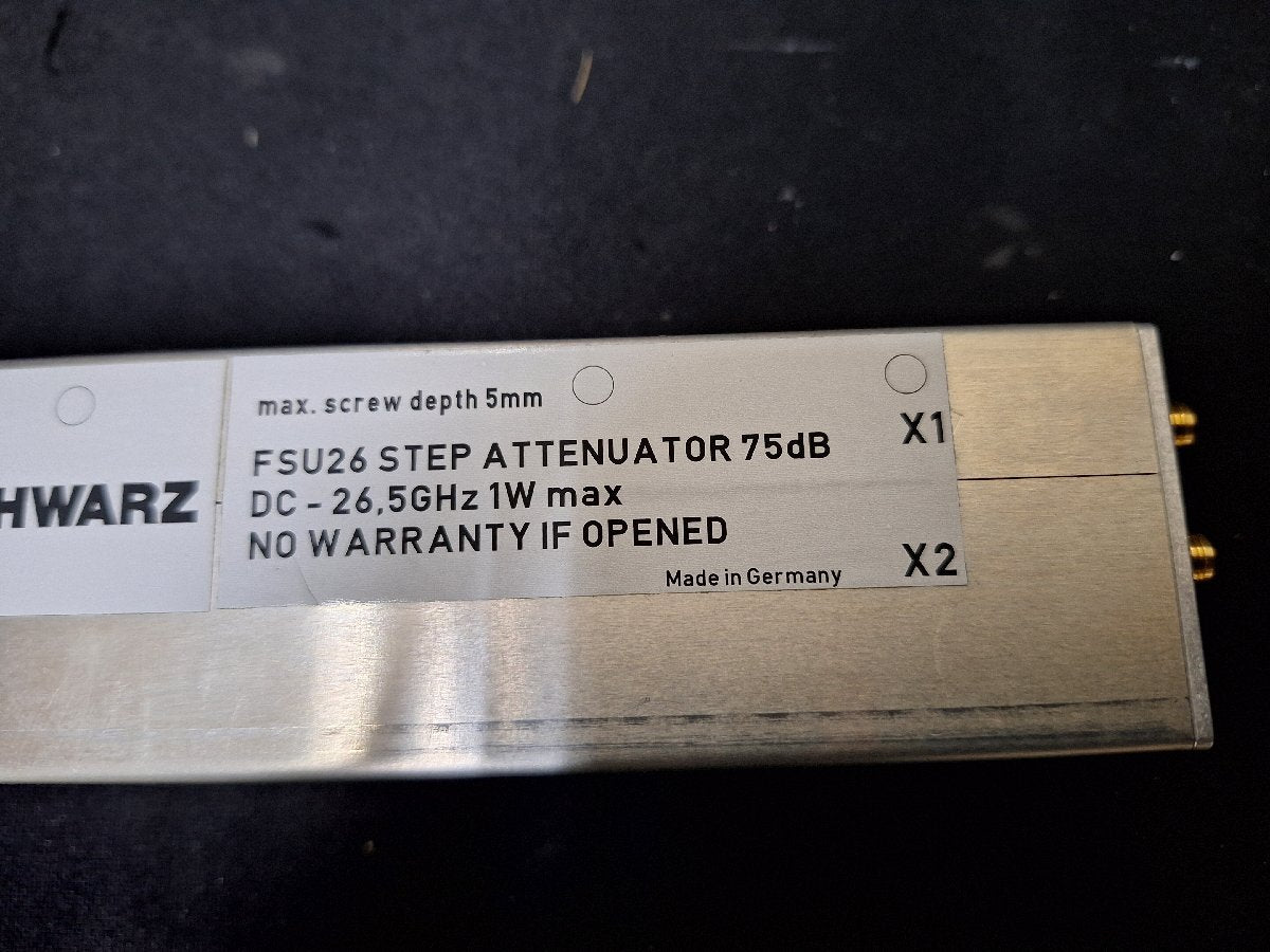 Rohde & Schwarz FSU26 Step Attenuator 75dB DC-26.5GHz 1W [w1233752457]