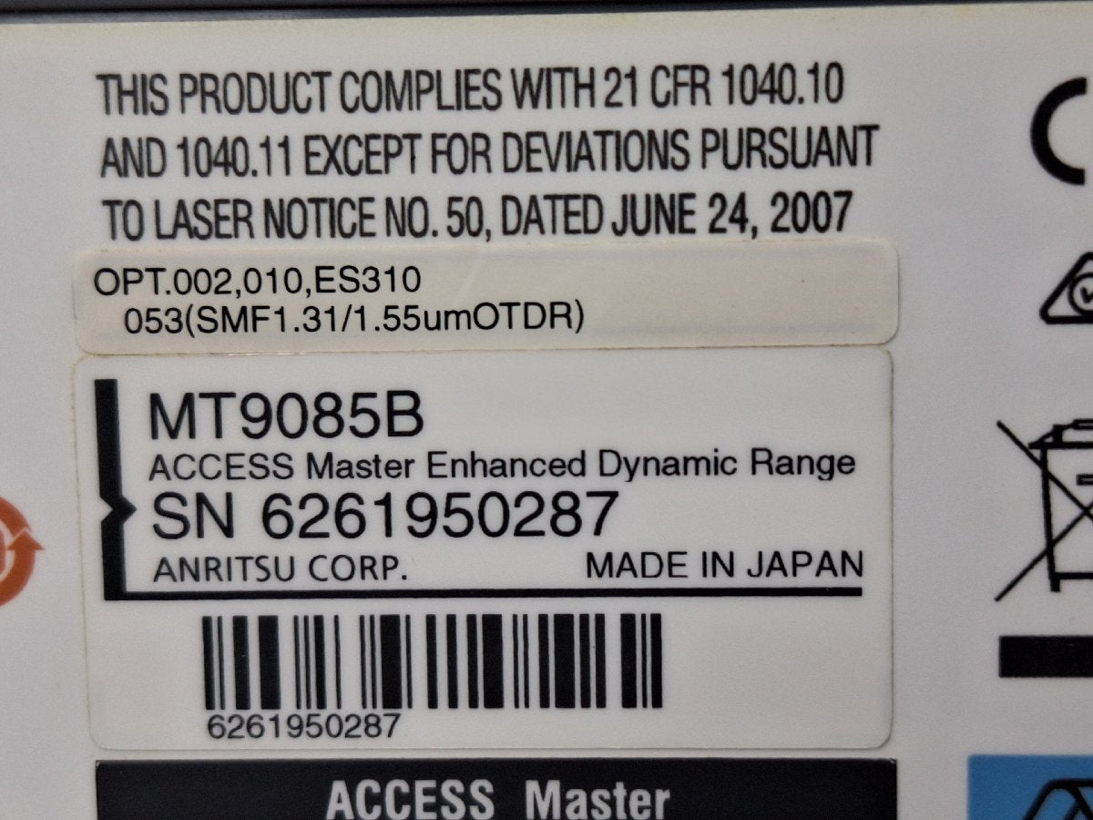 Anritsu MT9085B-053 ACCESS Master OTDR [u1233764810]