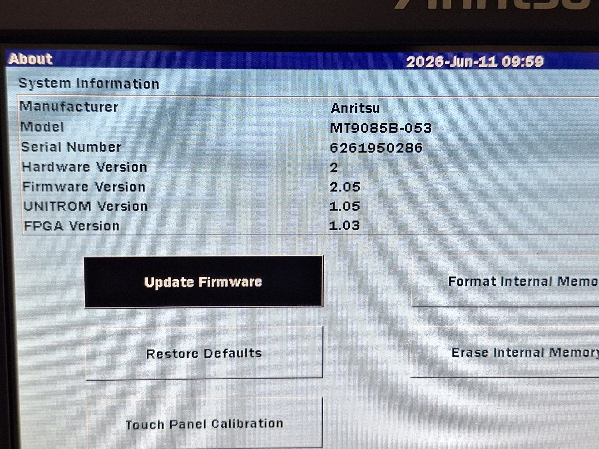 Anritsu MT9085B-053 ACCESS Master OTDR [s1233769607]
