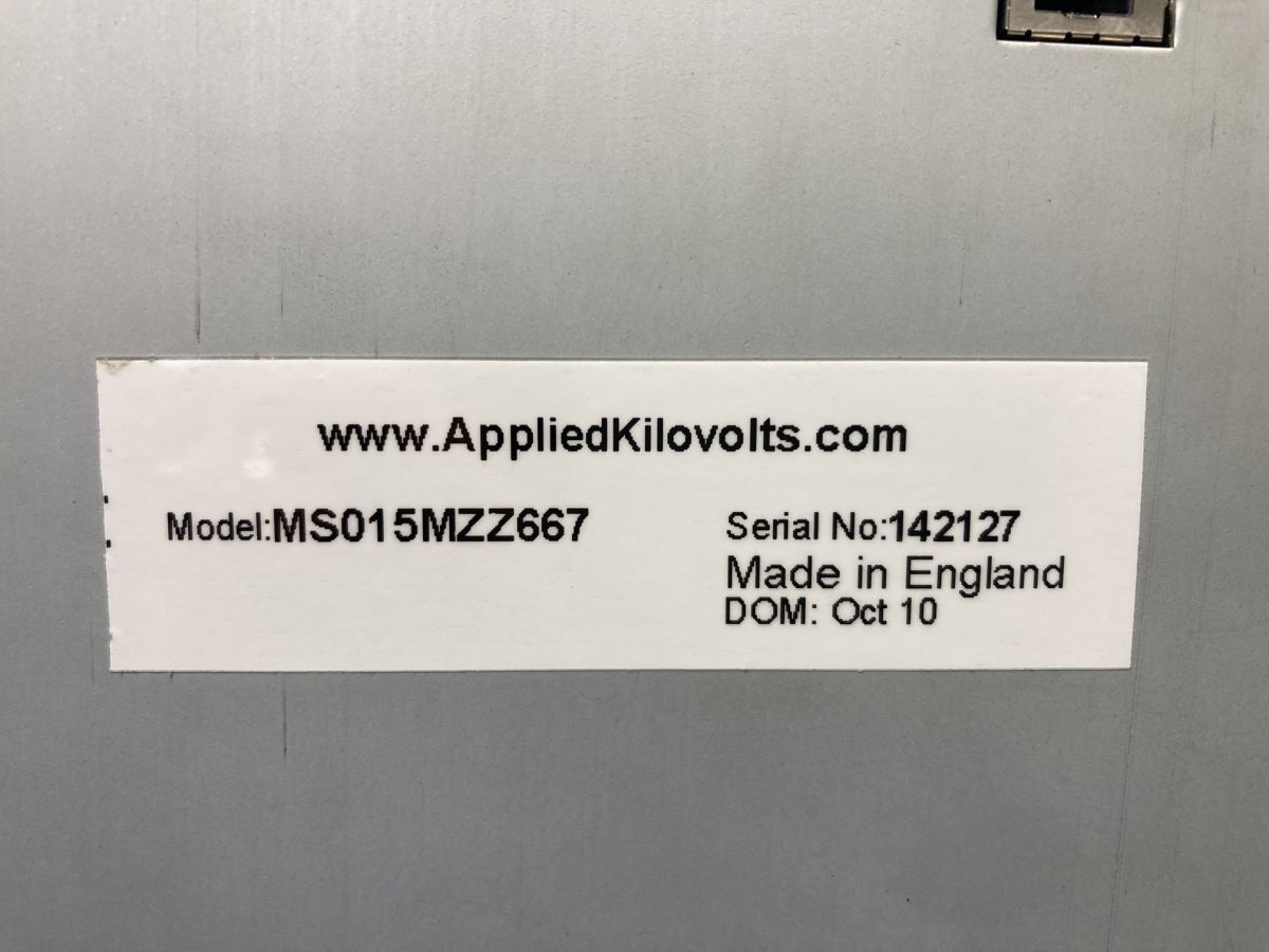 Applied Kilovolts MS015MZZ667 High Voltage Power Supply for Waters Synapt G2 [q1234453194]