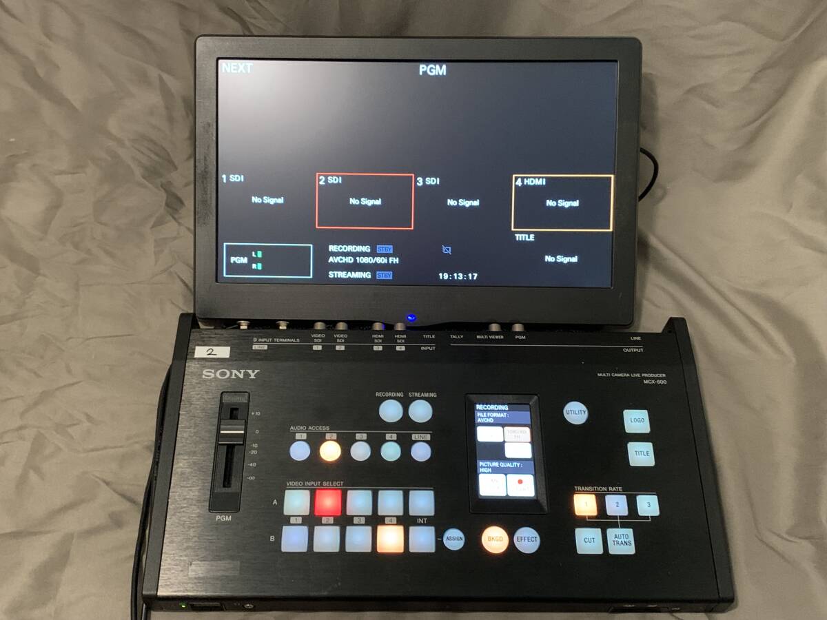 Sony MCX-500 Compact Live Switcher with Monitor [d1234645131]