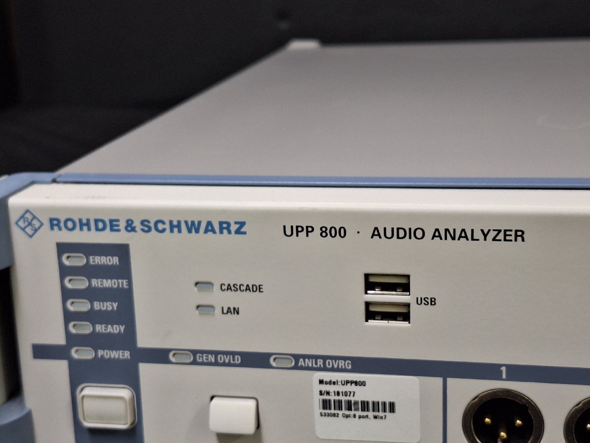 Rohde & Schwarz UPP800 Audio Analyzer 8-Port [q1234693827]