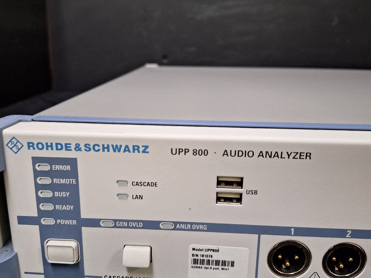 Rohde & Schwarz UPP800 Audio Analyzer 8-Port [g1234693232]