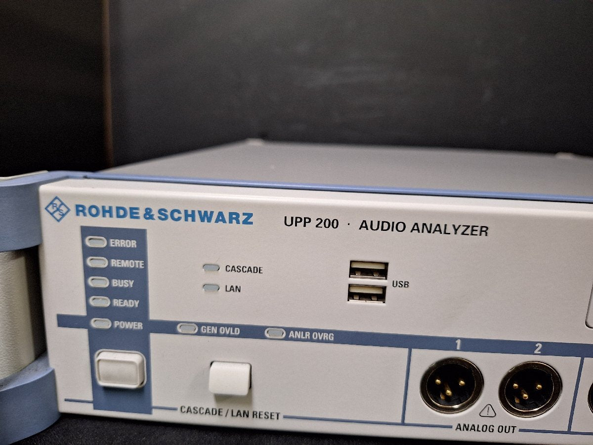 Rohde & Schwarz UPP200 Audio Analyzer 2-Port [n1234712176]