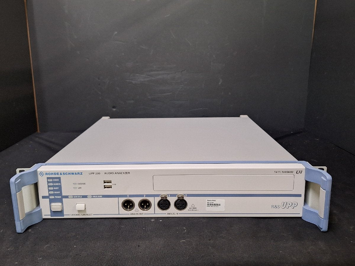 Rohde & Schwarz UPP200 Audio Analyzer 2-Port [n1234712176]