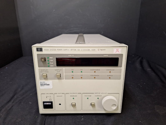 Agilent 6033A System Power Supply 0-17V/0-30A 150W (for parts or not working) [m1234735902]