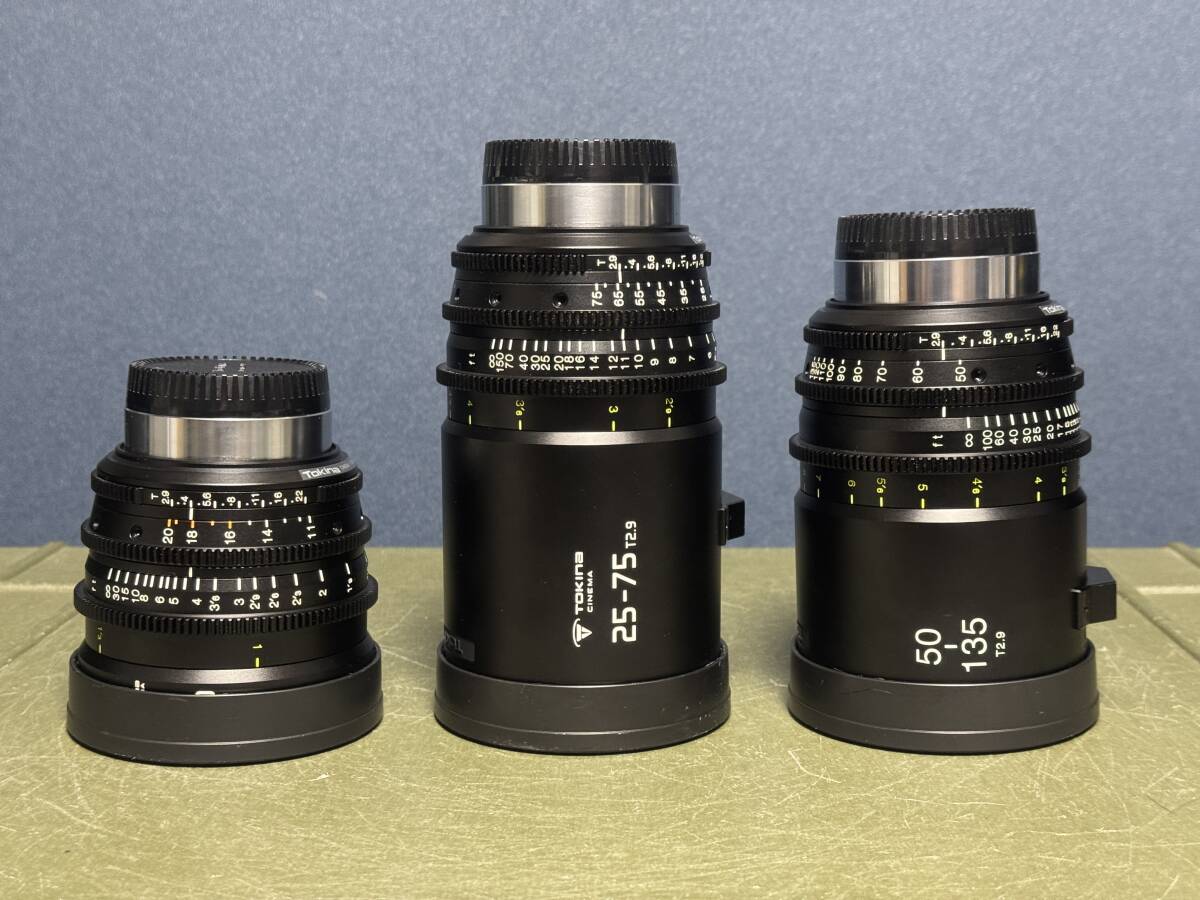 Tokina Cinema ATX 11-20mm 25-75mm 50-135mm Zoom Lens Kit [l1234852165]