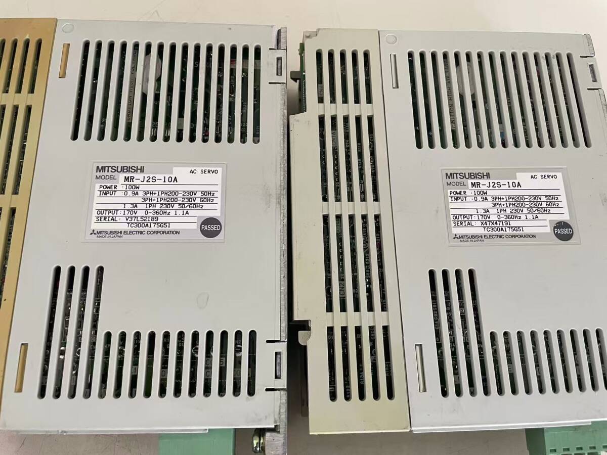 Mitsubishi Electric MR-J2S-10A Servo Amplifier 100W 4 pcs (as-is) [r1234863890]