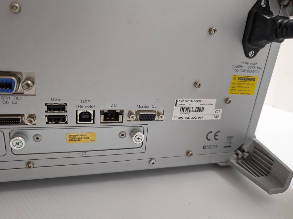 Anritsu MS2830A Signal Analyzer 9kHz-6GHz OPT002 020 022 041 [f1234941346]
