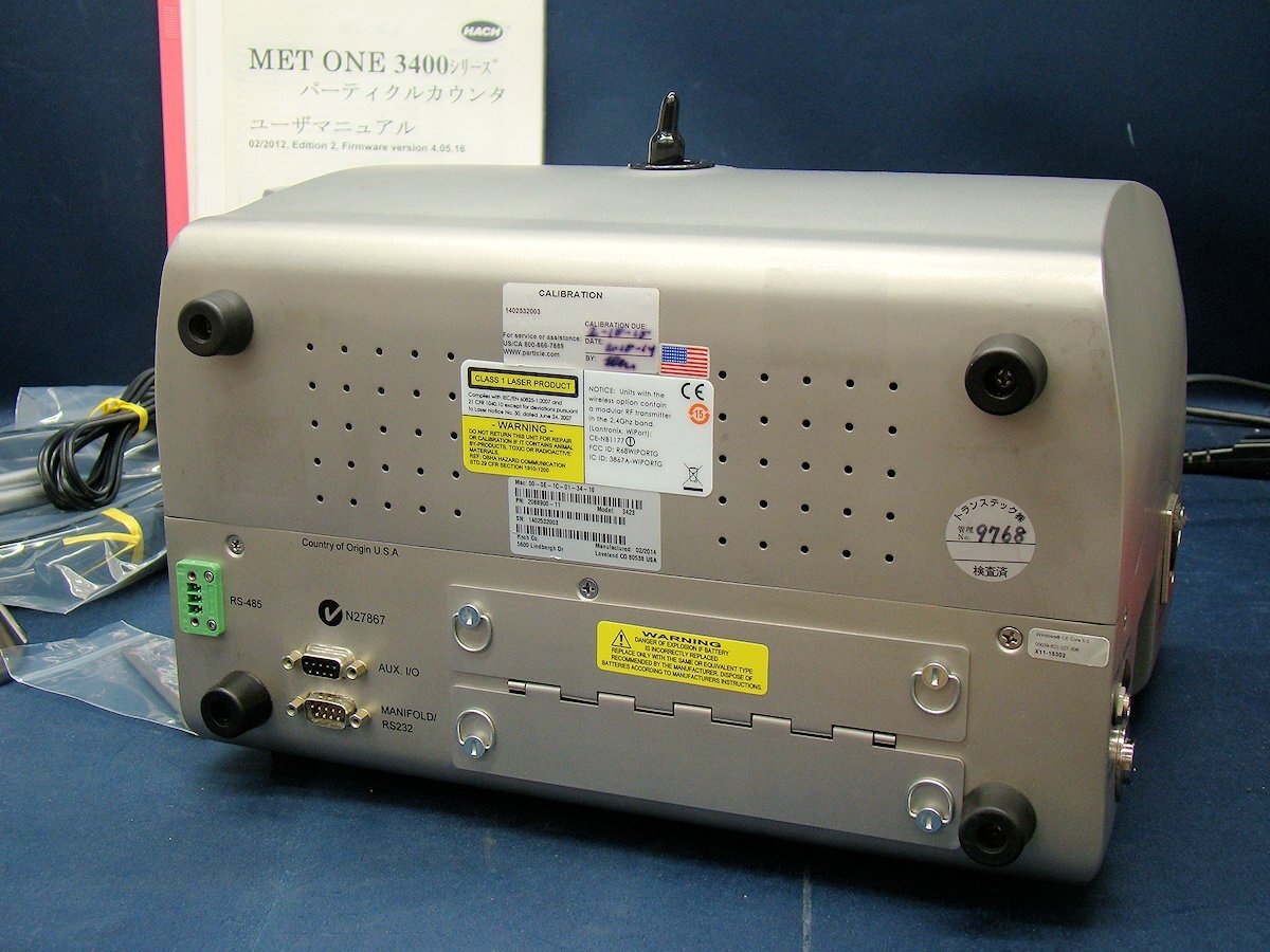 Hach Met One 3423 Airborne Particle Counter [o1235003353]