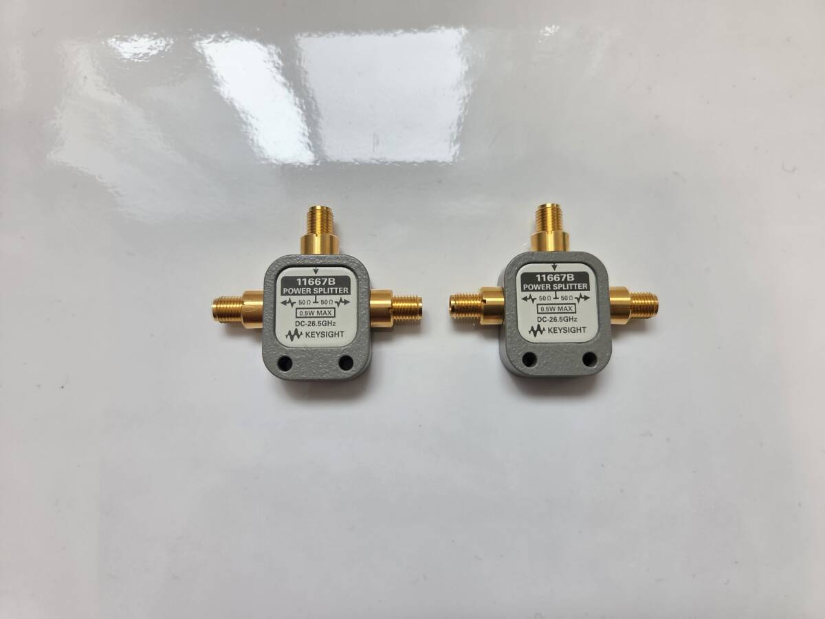 Keysight 11667B Power Splitter DC-26.5GHz 2 Units [r1235180395]