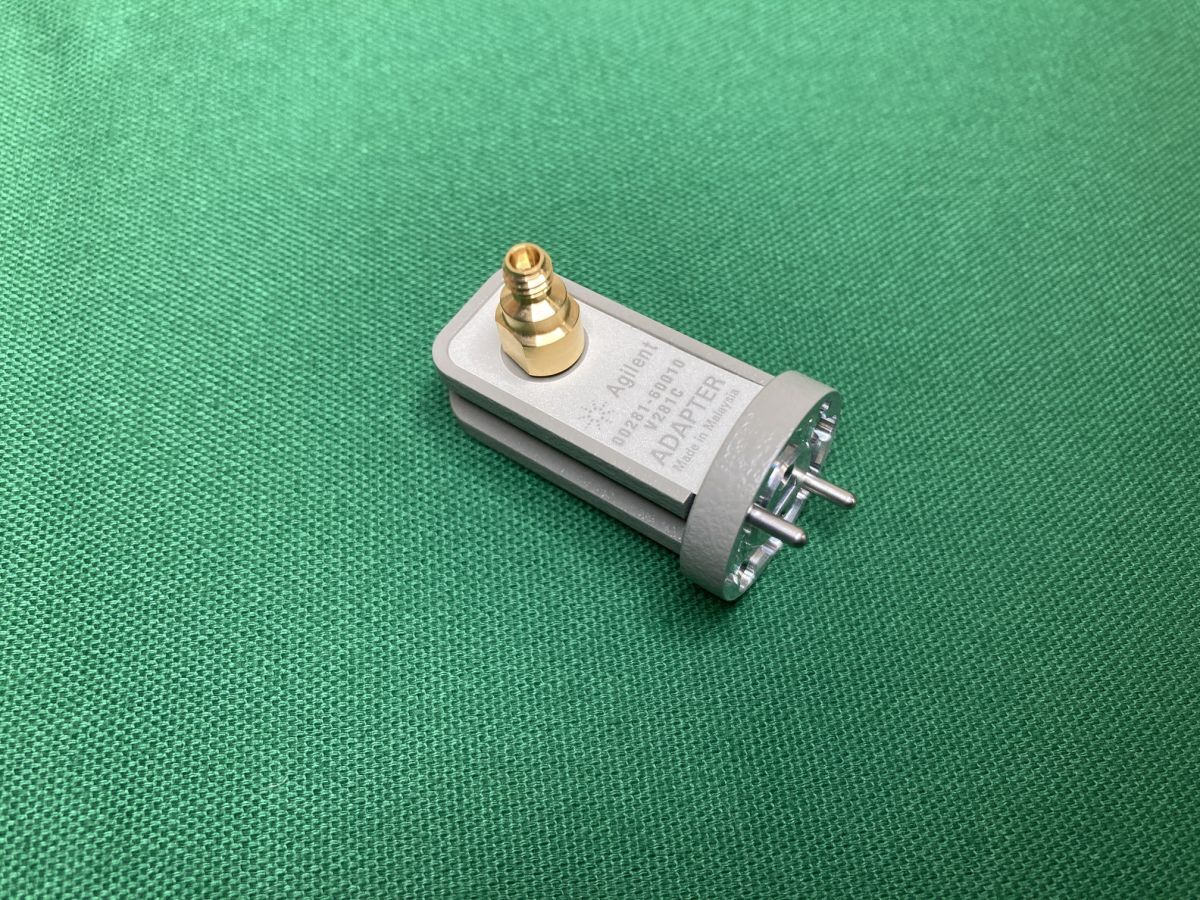 Agilent V281C Waveguide to 1.0mm Female Adapter WR-15 V-Band 50-75GHz [q1235291911]
