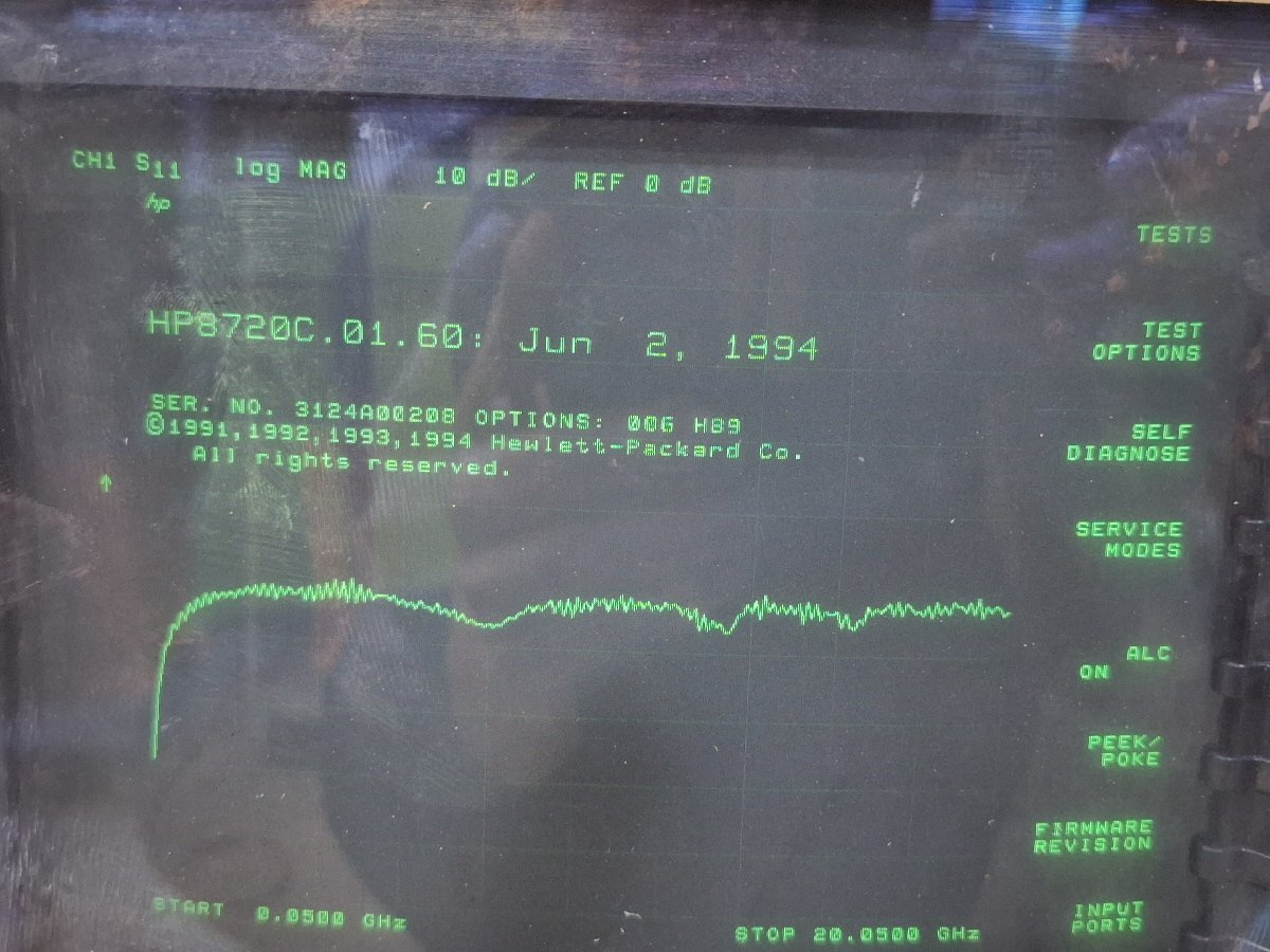 HP 8720C Network Analyzer 50MHz-20GHz [v1235438770]