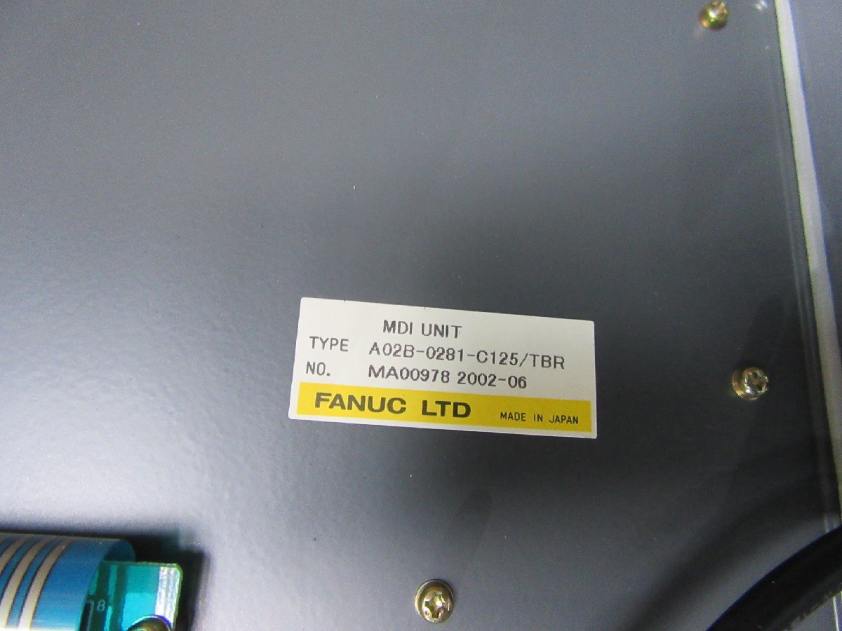 FANUC A02B-0281-C125/TBR Monitor with A02B-0281-C071 [g1235484987]