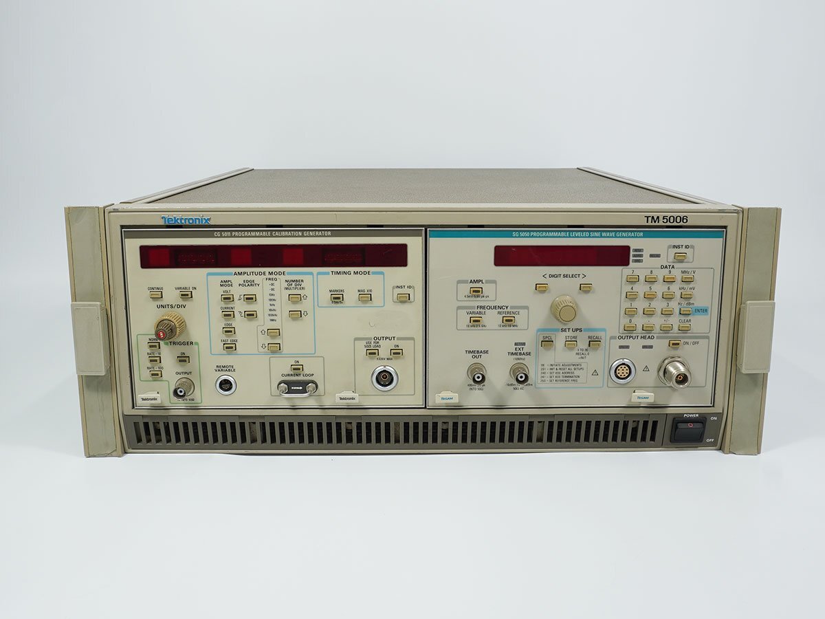 Tektronix TM5006 CG5011 SG5050 Oscilloscope Calibration Generator [v1236002843]