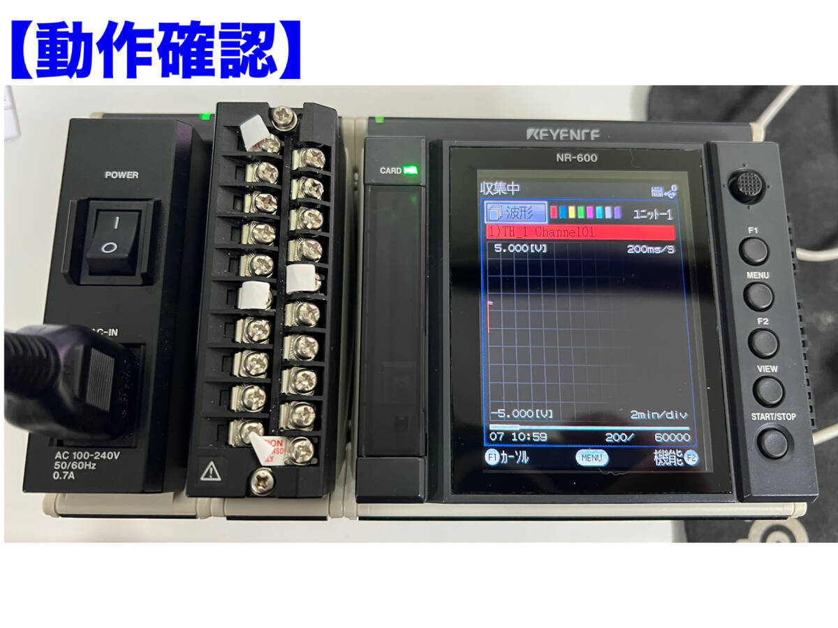 Keyence NR-600 NR-TH08 NR-U60 Multi-Input Data Logger with PC Software [s1236206975]