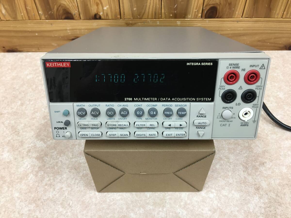 Keithley 2700 Multimeter Data Acquisition System with 7700 20CH and 7702 40CH Multiplexer (as-is) [c1236346140]