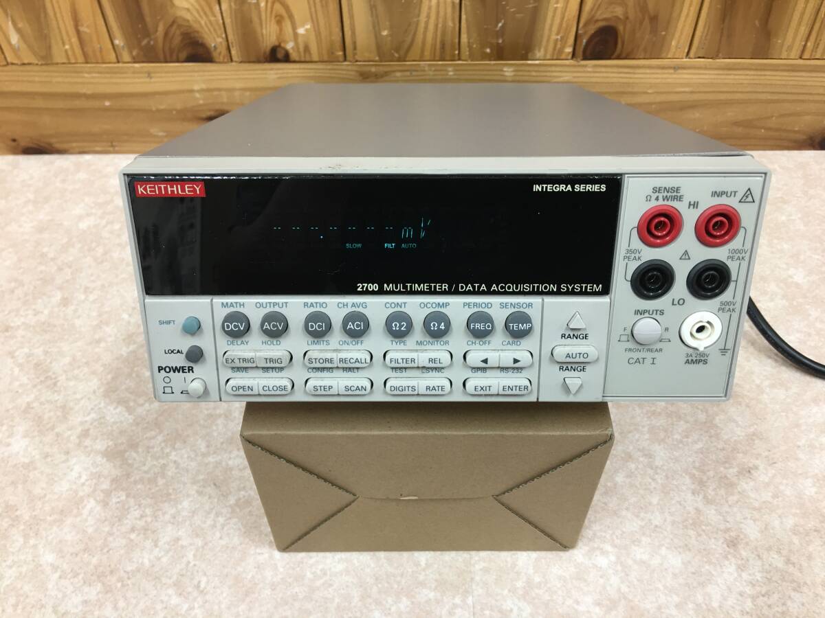 Keithley 2700 Multimeter Data Acquisition System with 7700 20CH and 7702 40CH Multiplexer (as-is) [c1236346140]