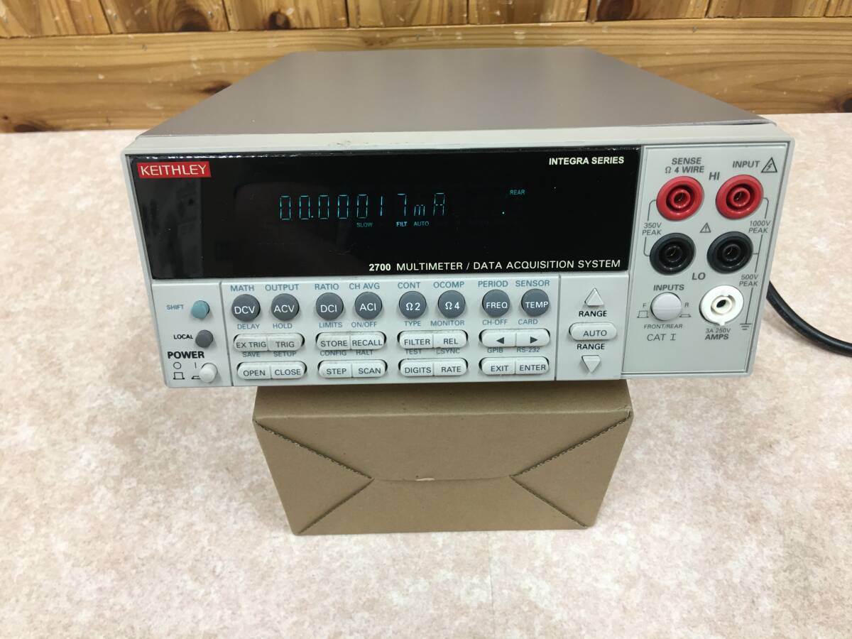Keithley 2700 Multimeter Data Acquisition System with 7700 20CH and 7702 40CH Multiplexer (as-is) [c1236346140]
