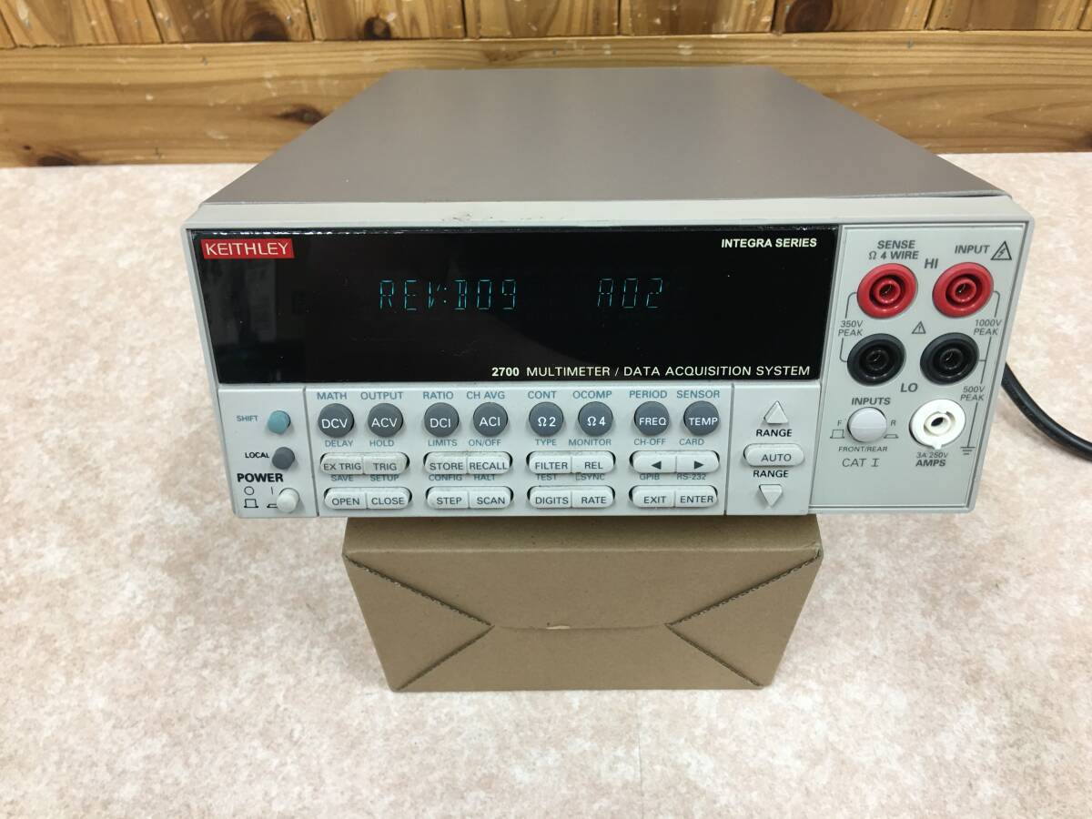 Keithley 2700 Multimeter Data Acquisition System with 7700 20CH and 7702 40CH Multiplexer (as-is) [c1236346140]