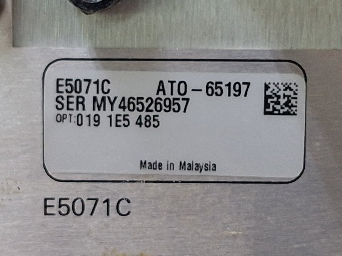 Keysight E5071C ENA Network Analyzer 100kHz-8.5GHz [o1236371156]